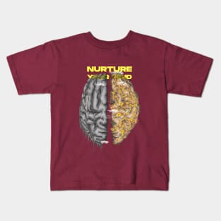 Floral brain Kids T-Shirt